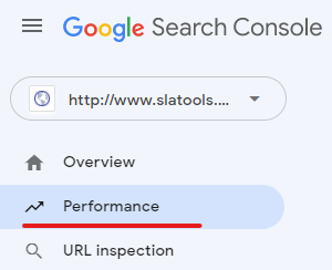 prestatie in google search console